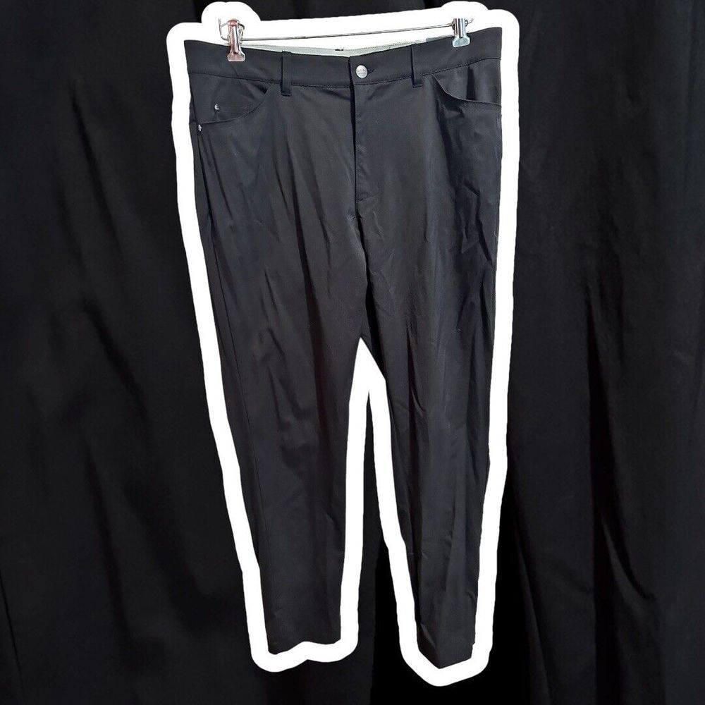 Adidas Ultimate 365 Golf Pants Mens Size 36x32 Black Five-Pocket Tapered Leg New